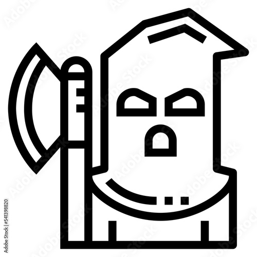 executioner line icon style