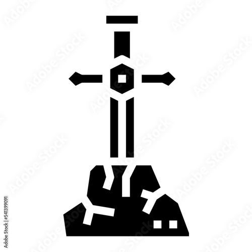 excalibur glyph icon style