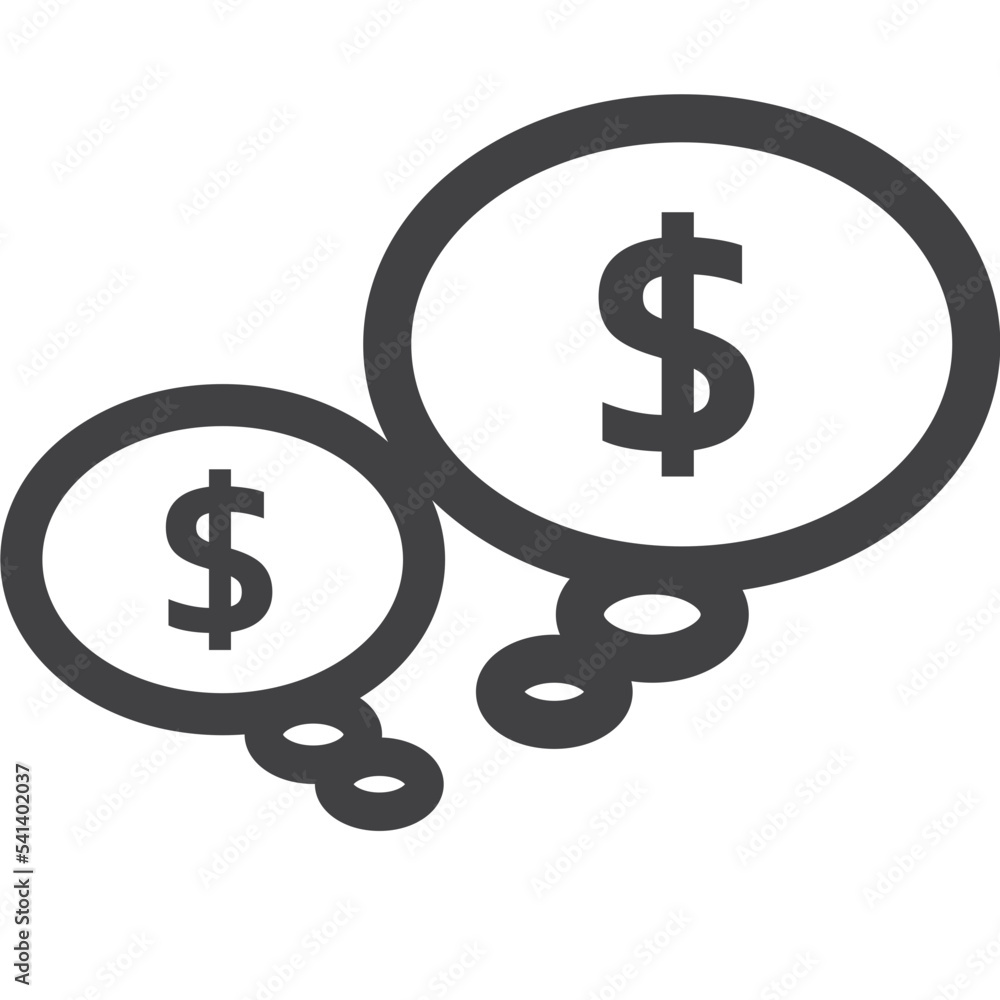 Obraz premium investment information icon illustration
