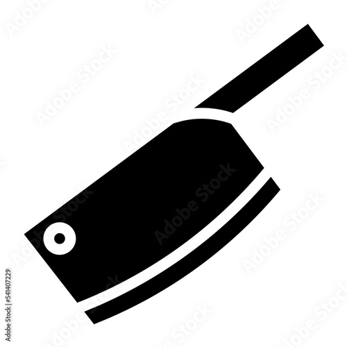 butcher glyph icon