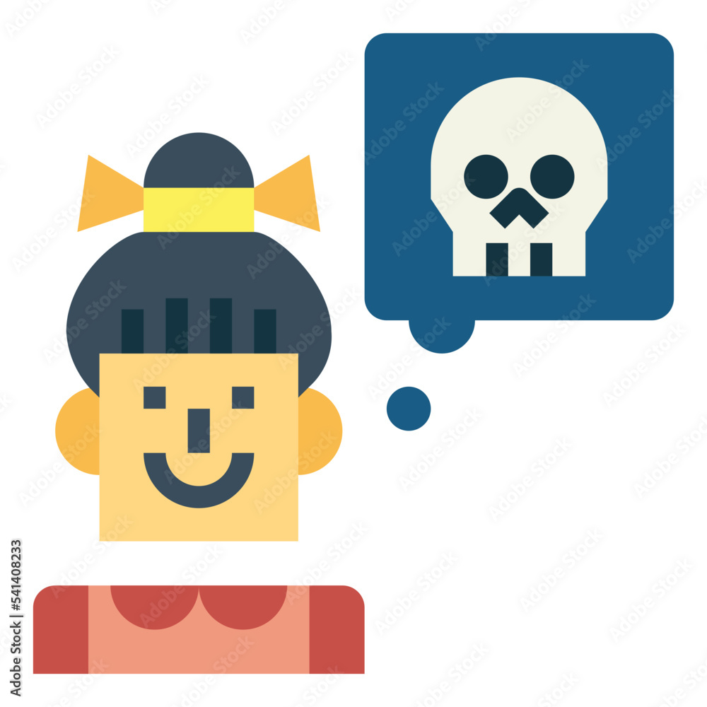 dead flat icon style dead flat icon style
