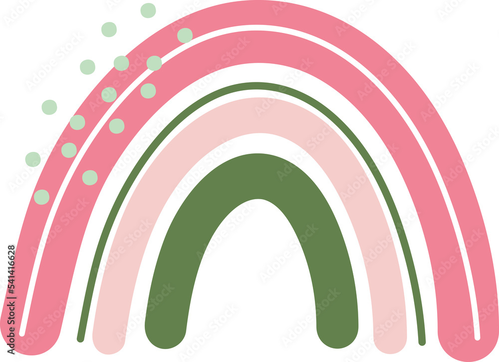 Groovy rainbow Flower Element Groovy rainbow Flower Element