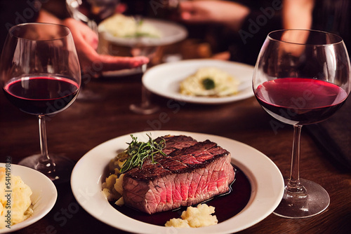 meat and wine