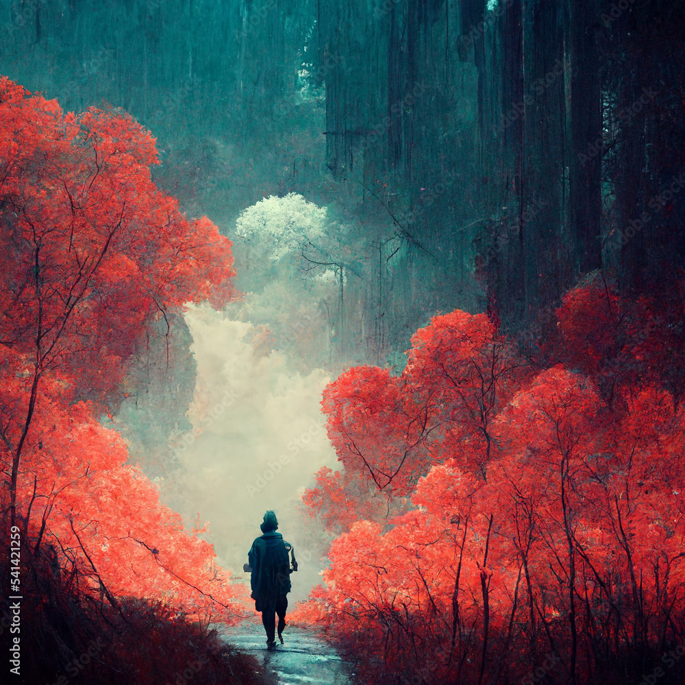 Fototapeta premium autumn in the forest