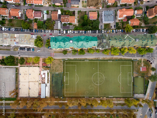 training stadiums in zagreb aerial view