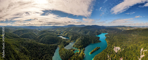 Several waterfalls of one of the most astonishing Plitvice Lakes, Croatia. A truly virgin and wonderful piece of nature.
