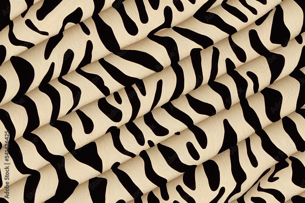 A meter pattern consisting of Zebra tissues A meter pattern consisting of Zebra tissues