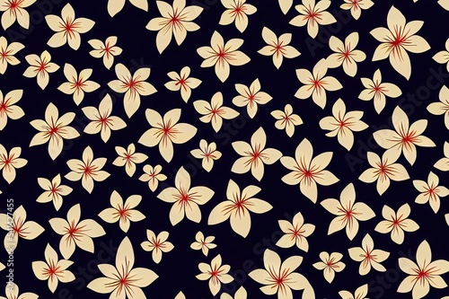 Elegant flower design , seamless textile print pattern