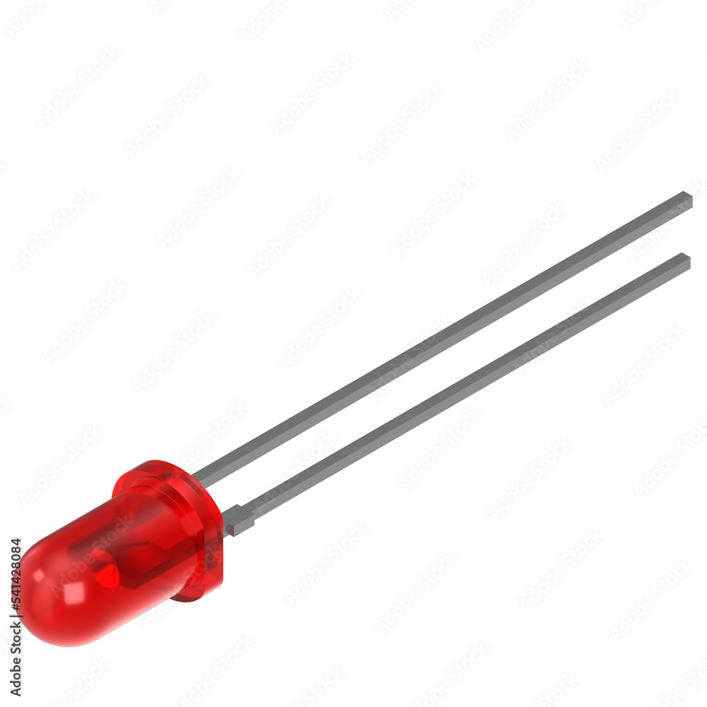 Fototapeta premium 3d rendering illustration of a LED diode