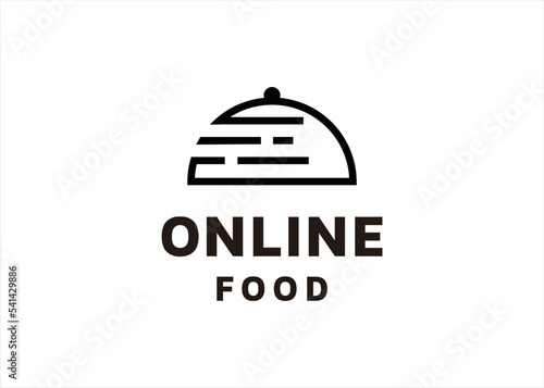 online food fast food logo design