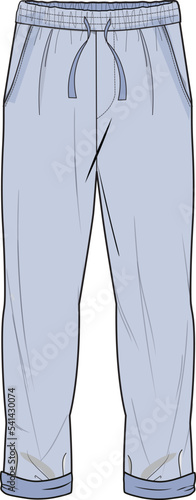 MEN AND BOYS BEACH PANT AND SPORTY TROUSER VECTOR