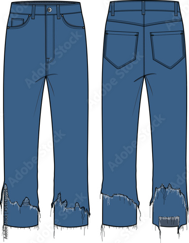 UNISEX WEAR DENIM PANTS AND JEANS BOTTOM