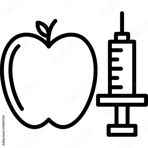 Genetic Modification Food Icon
