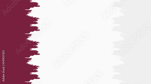 Football background for banner, 2022 football championship in Qatar