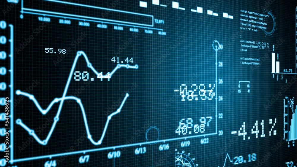 Economics loop background Economics loop background