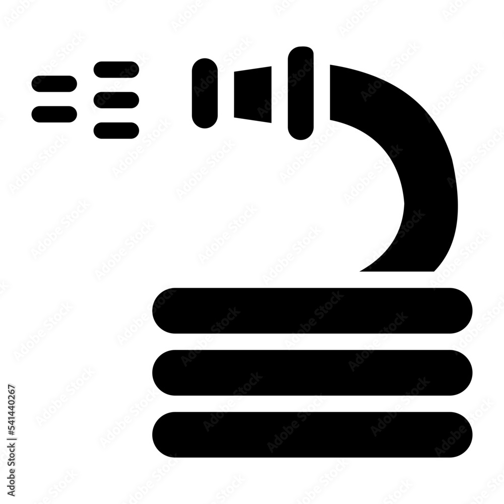water hose glyph icon water hose glyph icon