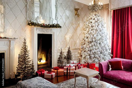 luxury christmas interior