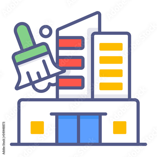 hotel cleaning Modern concepts design, Premium quality vector illustration concept. Vector symbol.
