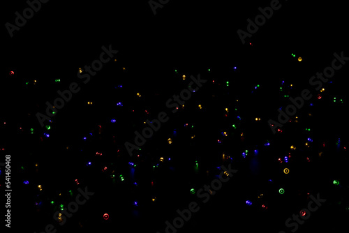 Christmas light. Colorful abstract background. Bokeh Background.