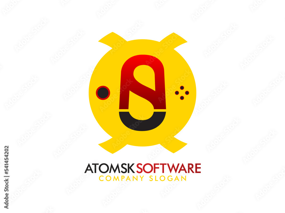 design logo for a gaming software company with a and s letter combination design logo for a gaming software company with a and s letter combination