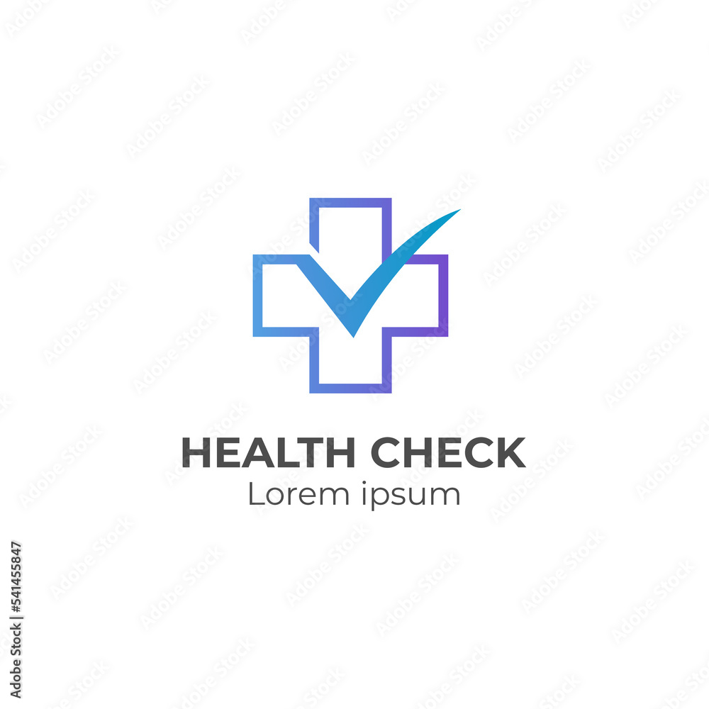 healthy check line logo icon design element for pharmacy logos healthy check line logo icon design element for pharmacy logos