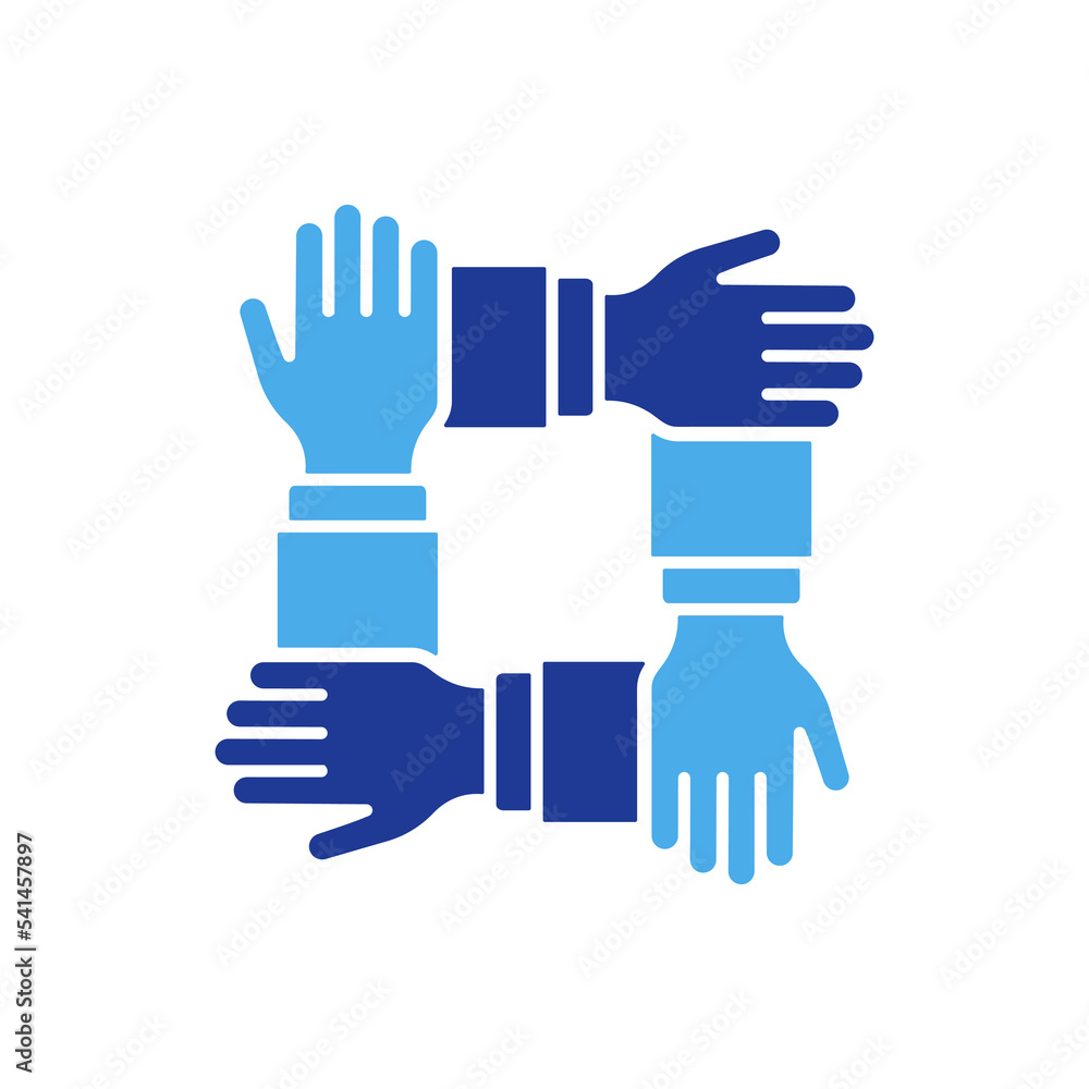 Collaboration Group Team Job Silhouette Pictogram. Company Participation Color Icon. Teamwork Alliance Partnership Help Together Hand Icon. Isolated Vector Illustration Collaboration Group Team Job Silhouette Pictogram. Company Participation Color Icon. Teamwork Alliance Partnership Help Together Hand Icon. Isolated Vector Illustration