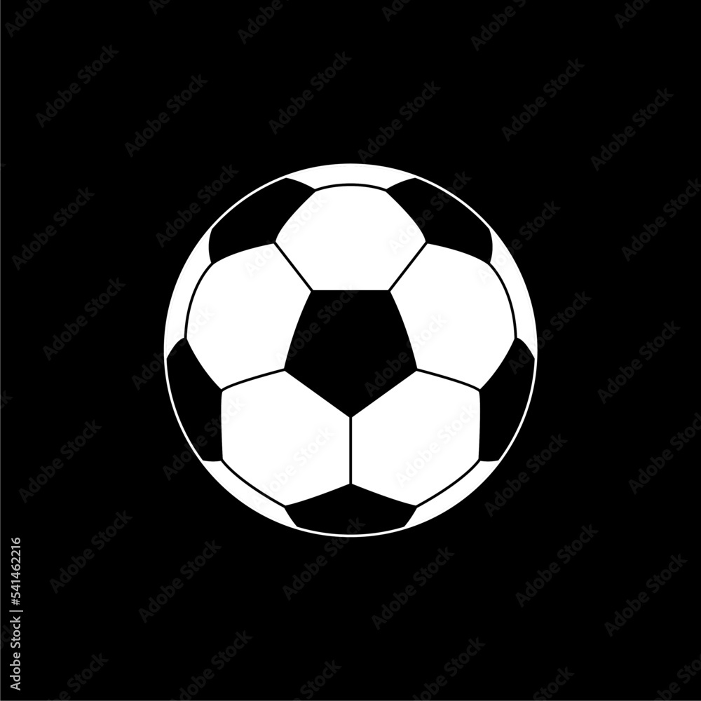 Foot Ball or Soccer Ball Icon Symbol for Art Illustration, Logo, Website, Apps, Pictogram, News, Infographic or Graphic Design Element. Vector Illustration