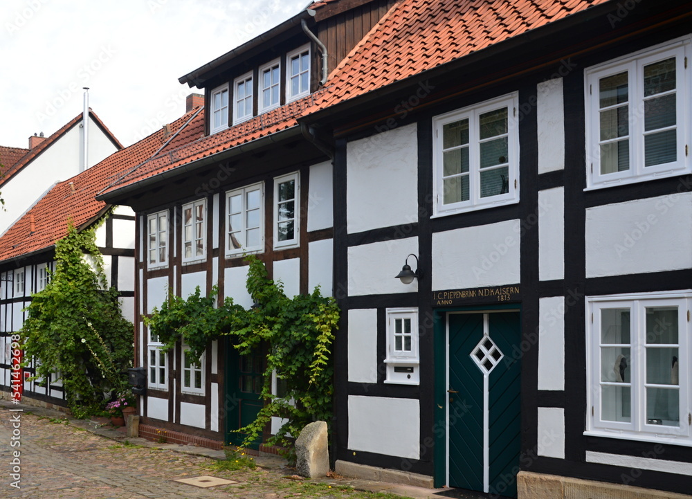 Historical Building in the Old Town of Wunstorf, Lower Saxony