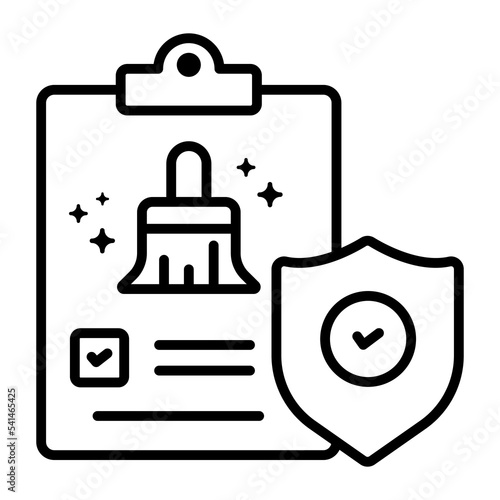 secure document Modern concepts design, Premium quality vector illustration concept. Vector symbol.
