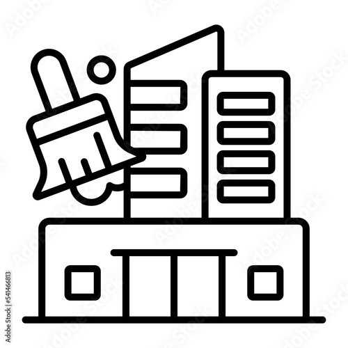 hotel cleaning Modern concepts design, Premium quality vector illustration concept. Vector symbol.