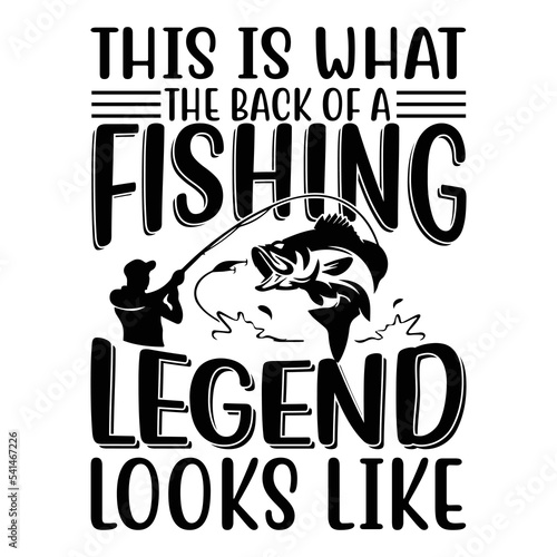 this is what the back of a fishing legend look like