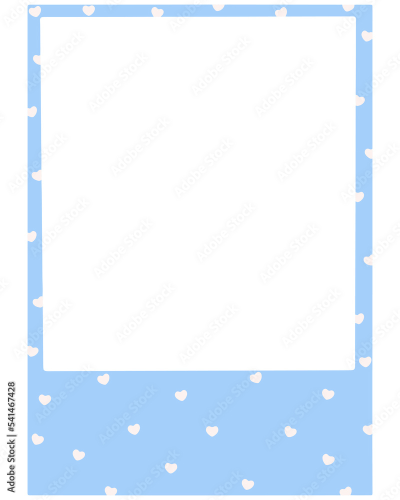 Heart Pattern Polaroid Photo Frame Heart Pattern Polaroid Photo Frame
