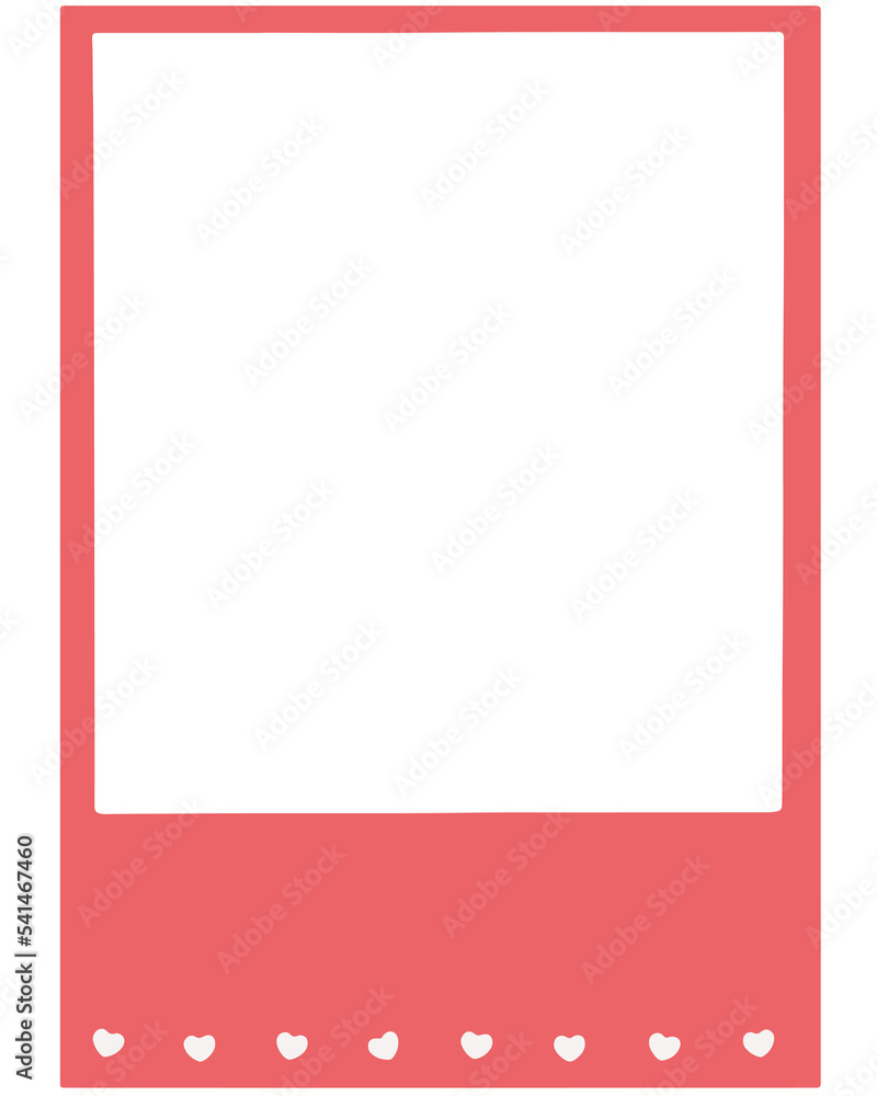 Heart Line Decoration Polaroid Photo Frame Heart Line Decoration Polaroid Photo Frame