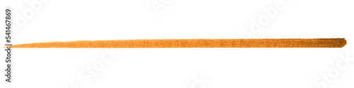 Oranger Farb Banner gemalt mit einem Stift