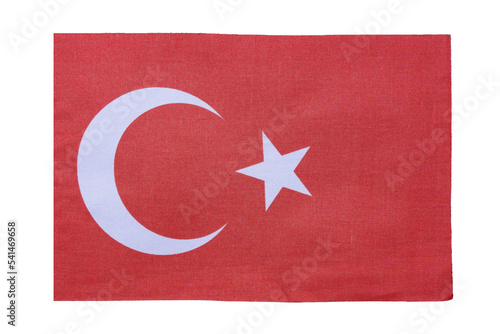 State flag of the country Turkey, isolate