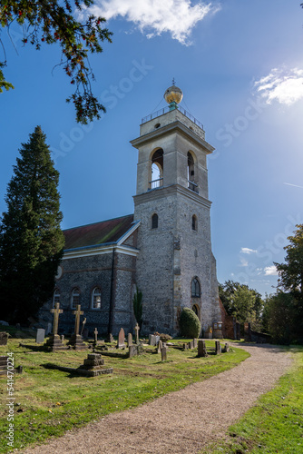 St Lawrence Church on West Wycombe Hill photo
