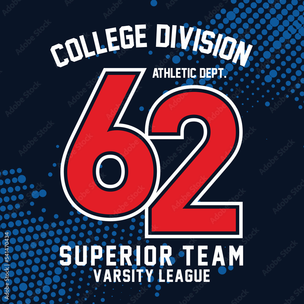 Athletic dept t shirt and apparel design Adobe Stock