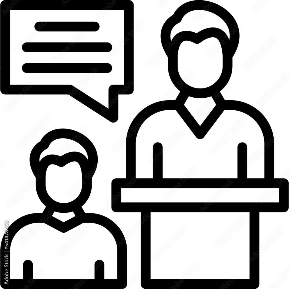 Job Interview Icon Job Interview Icon