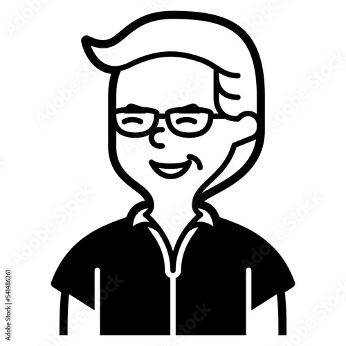 oldman glyph icon