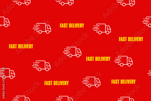 delivery transportation cargo wallpaper. used as industrial, warehouse, storehouse, e commerce, packaging wallpaper. red, yellow and white color scheme. best in print