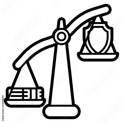 risk line icon
