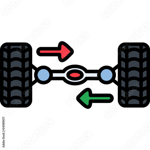 Wheel Alignment Icon