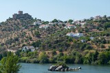 Landscape over the Tagus River in the municipality of Gaviao, Portugal