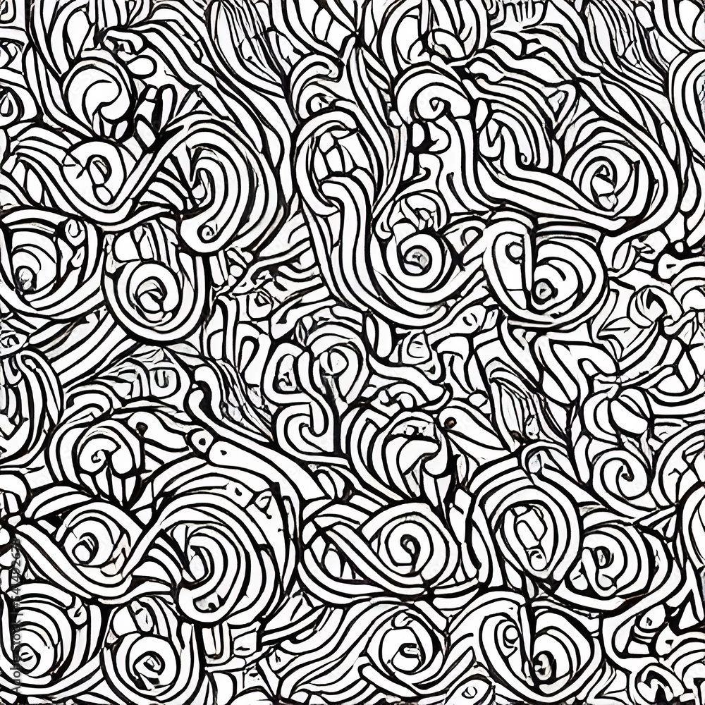 2D floral pattern for illustration 2D floral pattern for illustration