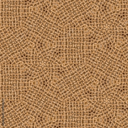 Foto Vintage fashion background with jute sack pattern