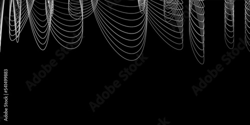 Modern black background with white lines design