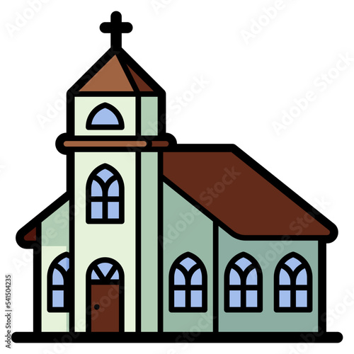 church filled color line