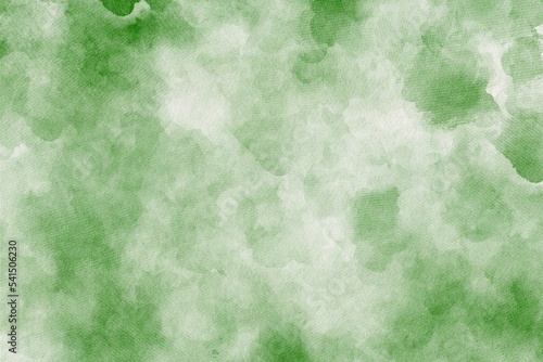 Zielone, akwarelowe tło, tekstura, ręcznie malowane