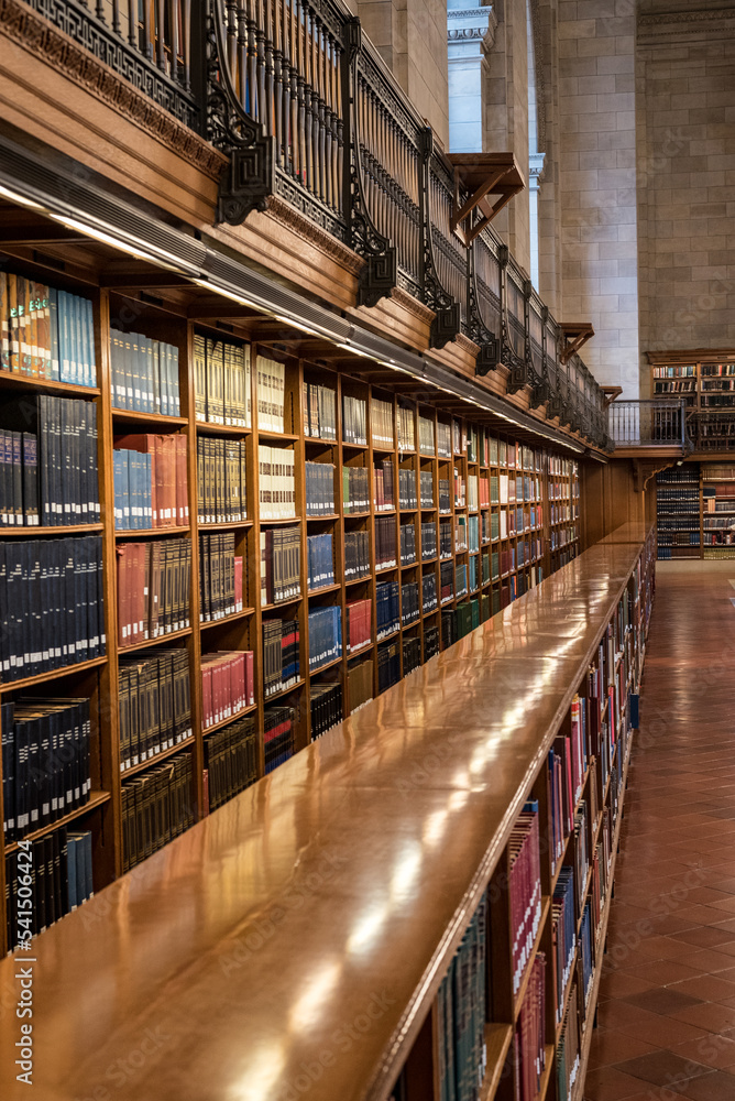 Bookcases in New York Public Library Bookcases in New York Public Library