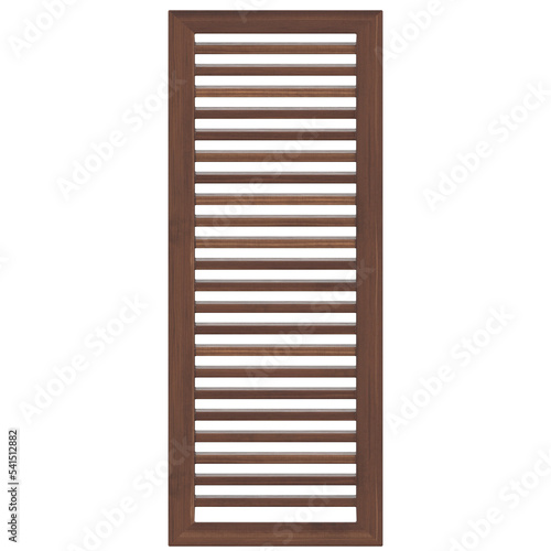 3d rendering illustration of a louver window blind photo